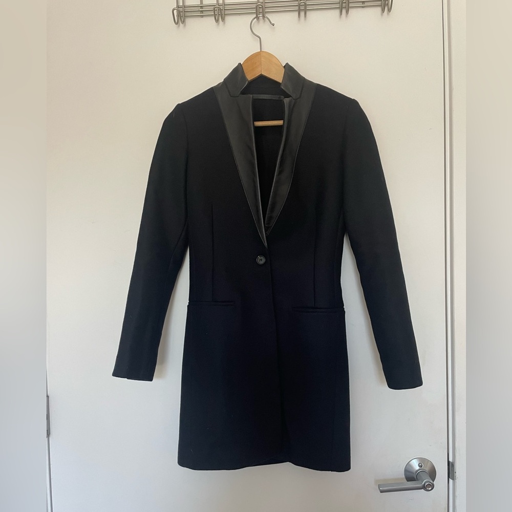 ✨All Saints✨ - Leni Wool and Leather Coat
